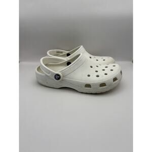 Crocs Classic White Clogs Men Size 6 Women Size 8